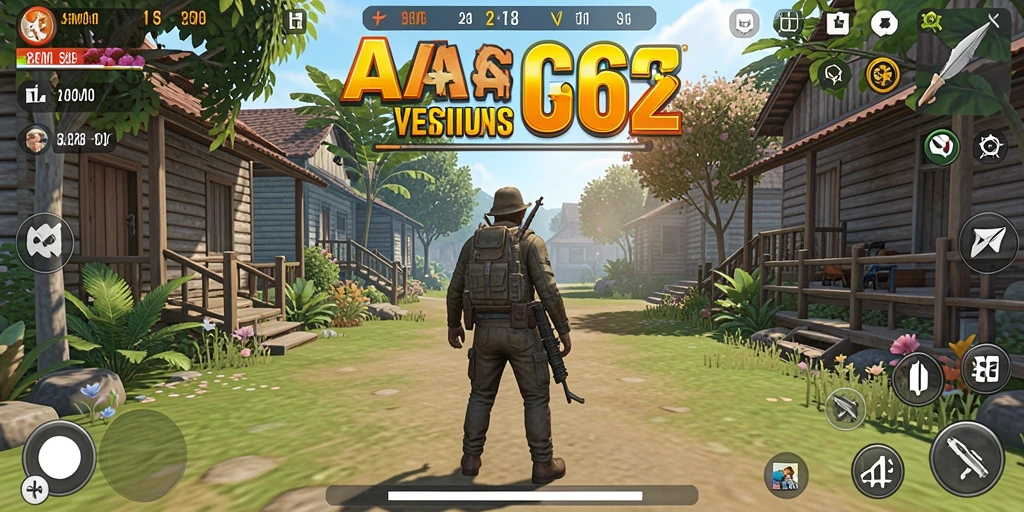 Tampilan gameplay AA62 menunjukkan aktivitas mendalam dalam simulasi kehidupan.