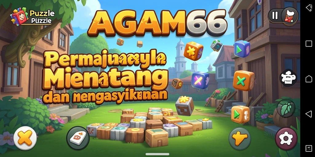 Tampilan gameplay AGAM66 yang seru dalam memecahkan teka-teki.