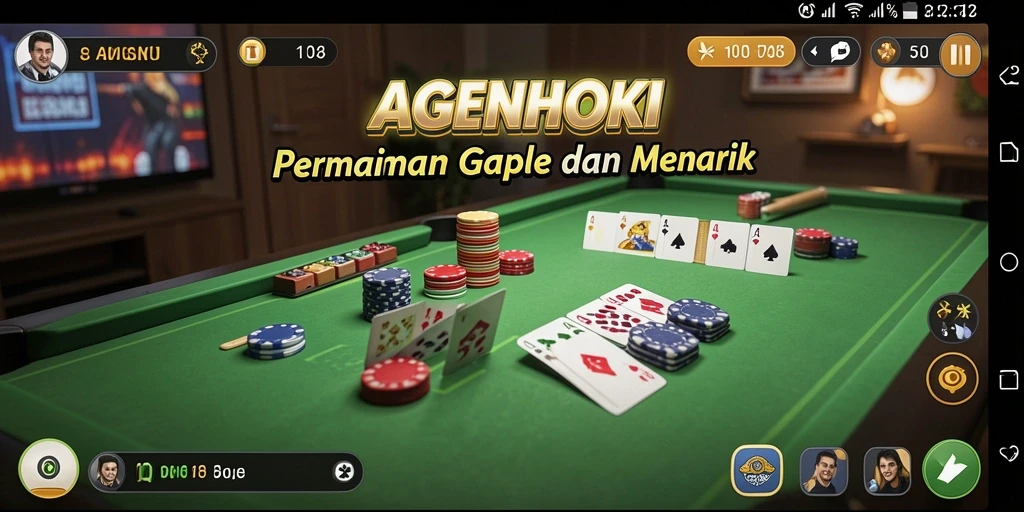 Tampilan gameplay AGENHOKI yang menarik dan interaktif.