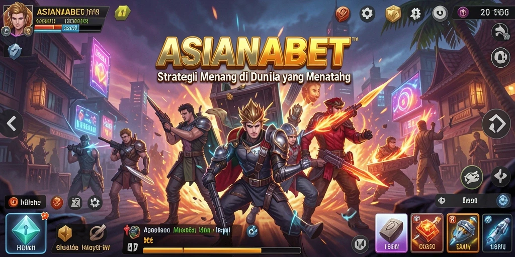 Tangkapan layar utama ASIANABET menampilkan aksi gameplay strategi mendebarkan.