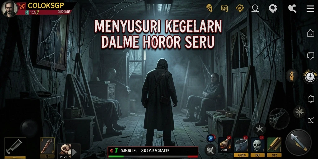 Menampilkan gameplay seru dan mencekam dari COLOKSGP.