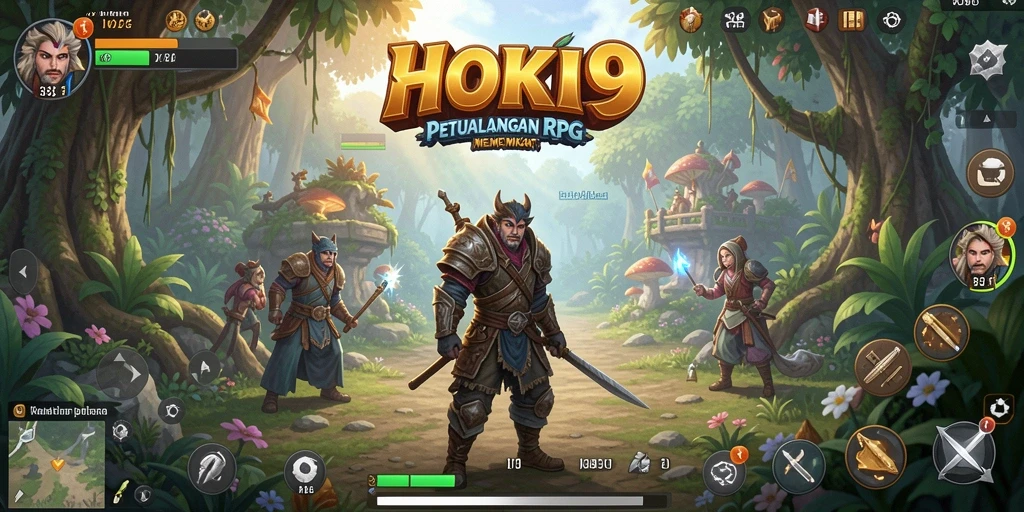 Tampilan menarik dari gameplay RPG HOKI9
