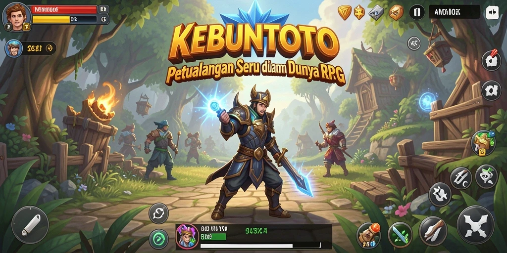 Tampilan gameplay KEBUNTOTO yang menakjubkan dan penuh aksi.