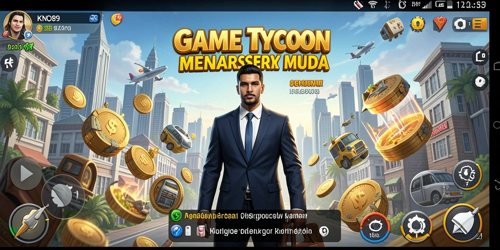 Tampilan gameplay KNO89 yang menarik dan penuh tantangan bisnis.
