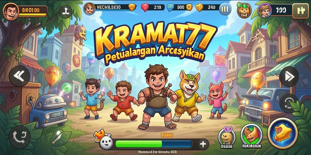 Tampilan utama gameplay KRAMAT77 yang seru dan mengasyikkan.