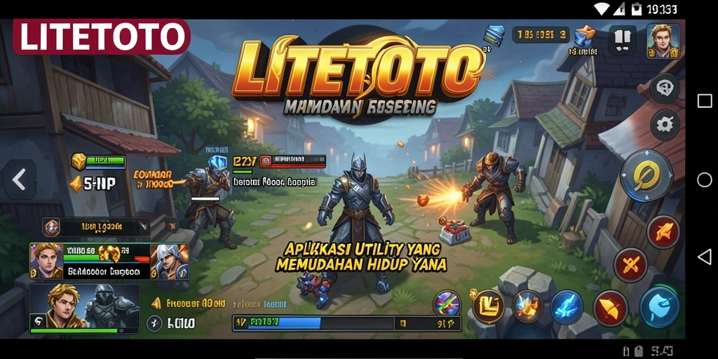 Tampilan antarmuka LITETOTO yang sederhana dan fungsional.