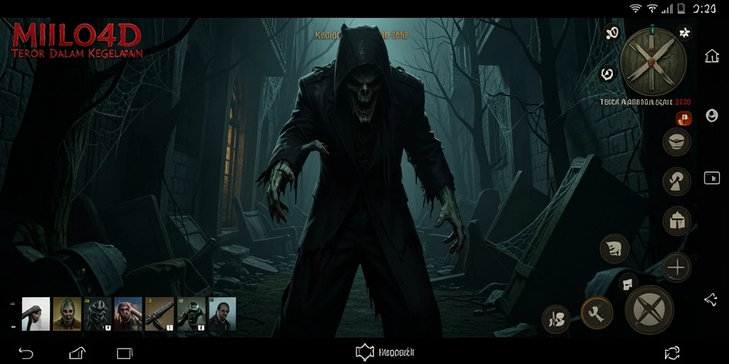 Gameplay mencekam dalam <strong>MILO4D</strong> dengan suasana horor yang kental.