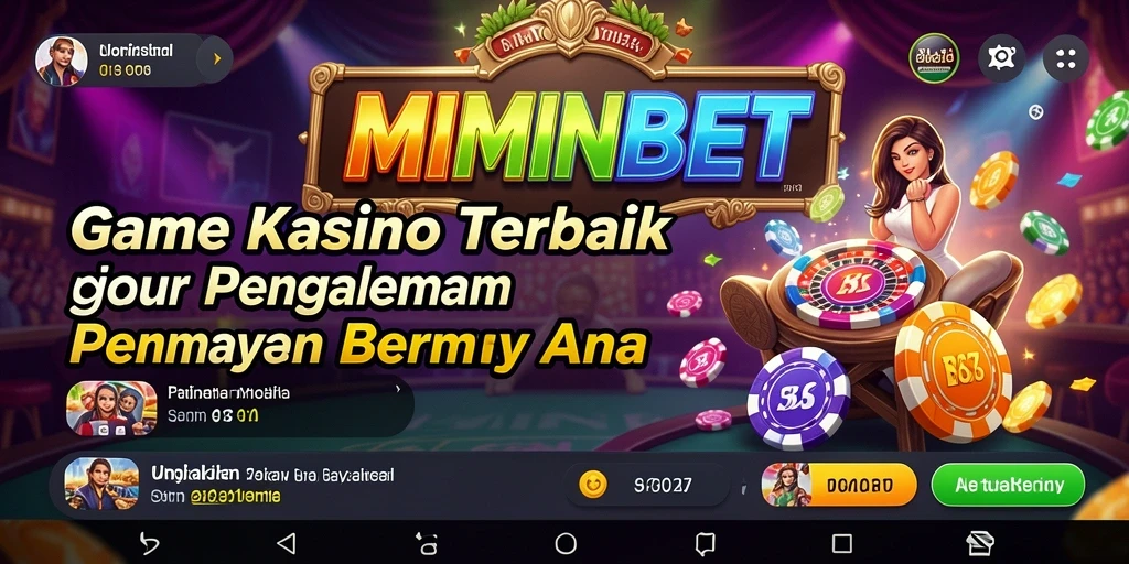 Gameplay Kasino seru dan interaktif di MIMINBET.