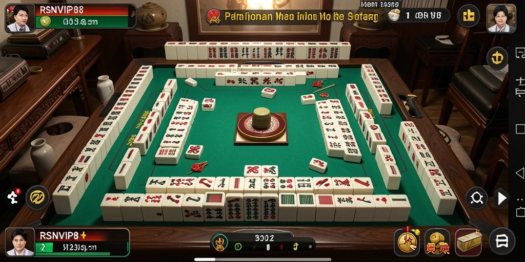 Gambaran gameplay seru saat bermain Mahjong di RSNVIP8.