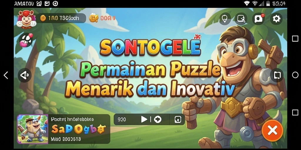 Tampilan gameplay SONTOGEL yang seru dan menyenangkan.