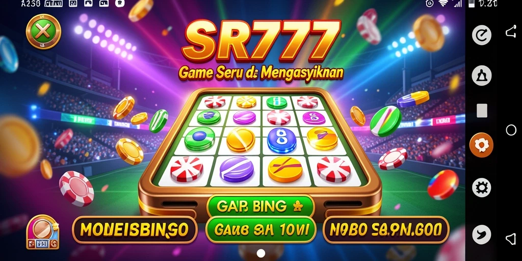 Tampilan antarmuka gameplay Bingo di SR777 yang menarik.