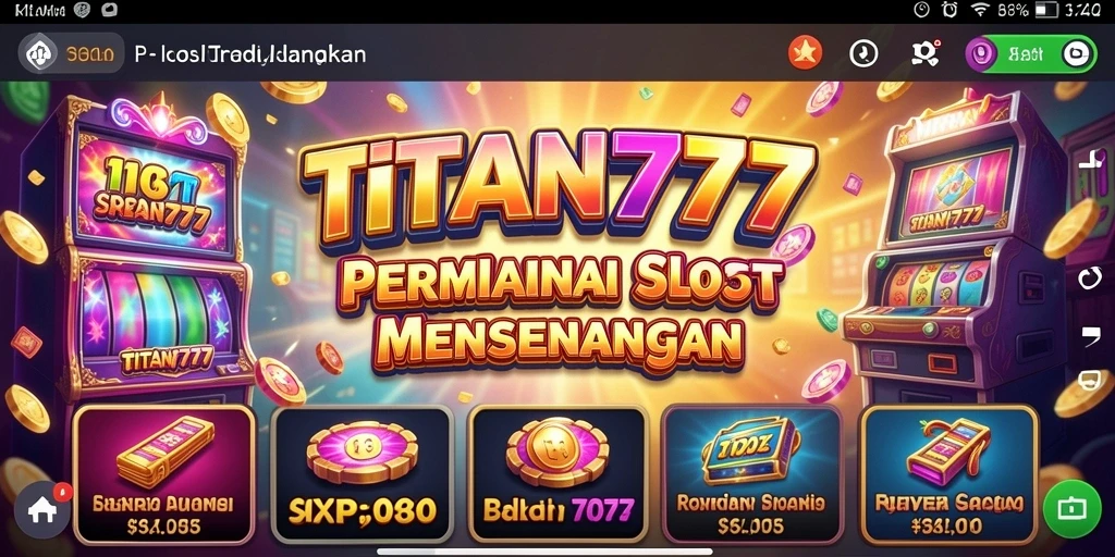 Tampilan menarik dari gameplay Slot di TITAN777.